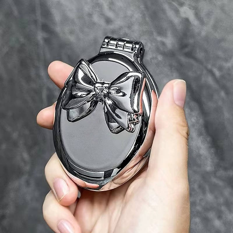 Stylish Travel Comb and Mirror Duo for Effortless Touch-Ups