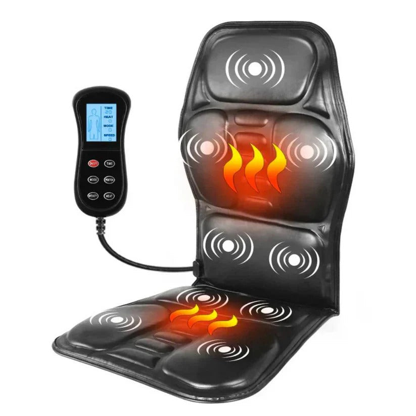 Soothing Massage Cushion with Heat & Remote Control for Total Comfort
