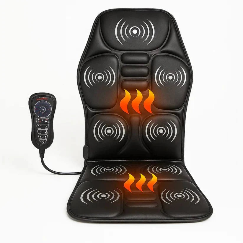 Soothing Massage Cushion with Heat & Remote Control for Total Comfort