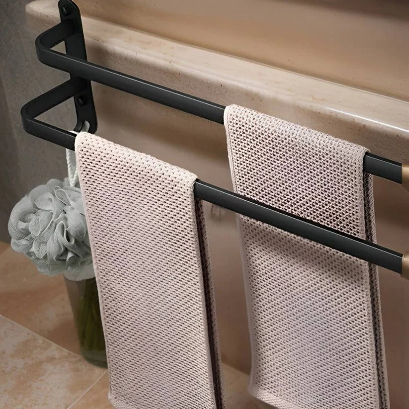 Stylish Space-Saving Wall-Mounted Towel Organizer