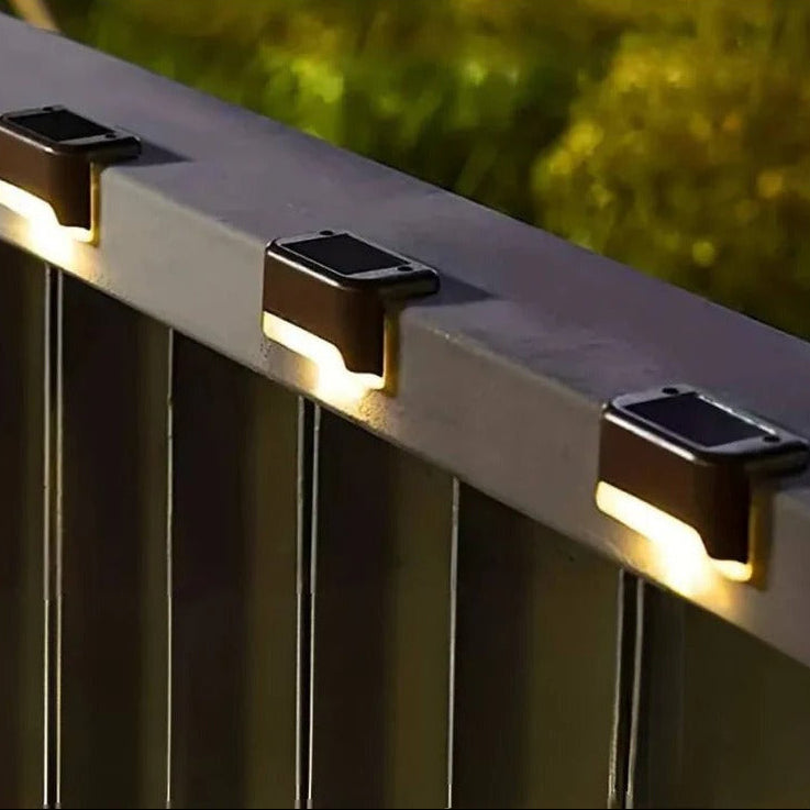 Solar-Powered LED Outdoor Lights with Smart Dusk-to-Dawn Sensor