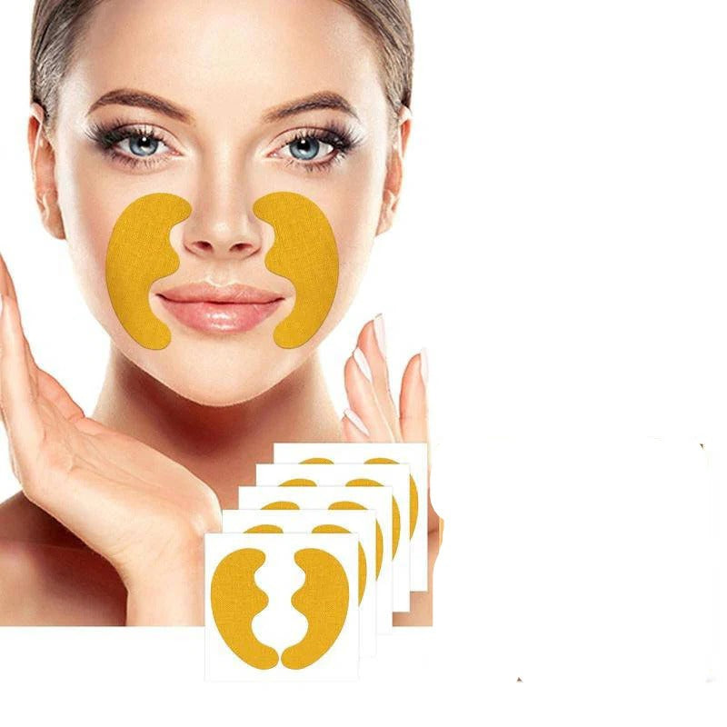 Revitalizing Facial Patches for Smile Lines and Forehead, 10 Pack