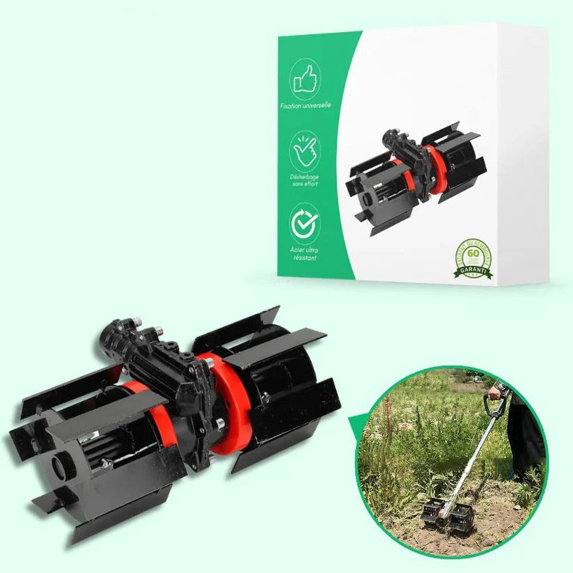 Effortless Garden Weeding Wheel for Quick Weed Control