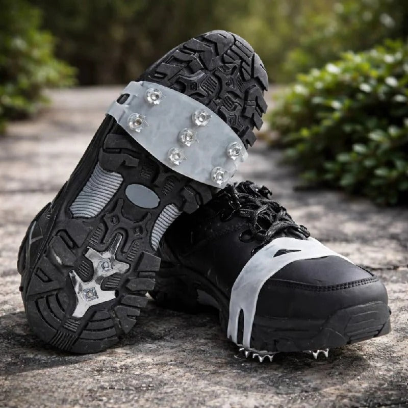 Winter Grip Spikes for Slip-Resistant Footwear