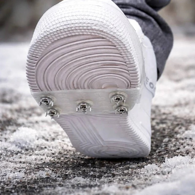 Winter Grip Spikes for Slip-Resistant Footwear