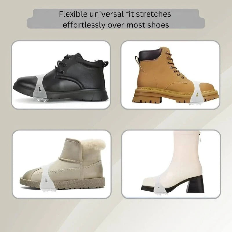 Winter Grip Spikes for Slip-Resistant Footwear