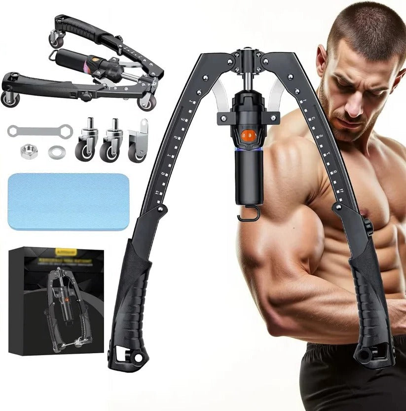 Versatile Hydraulic Arm and Chest Trainer for Home Fitness