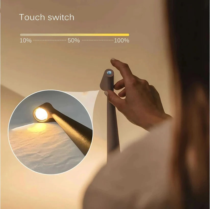 Versatile Rechargeable LED Desk Light with Adjustable Brightness