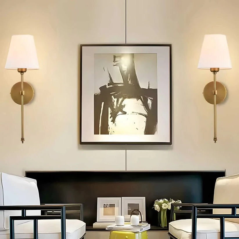 Wireless Wall Lamps with Remote Control - Set of 2