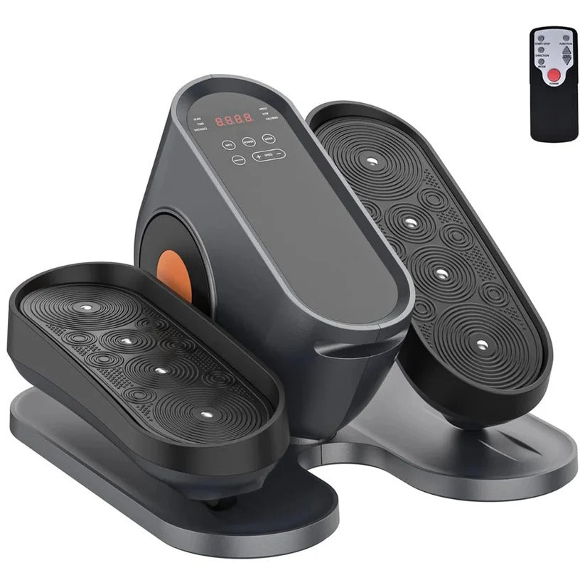 Slim Under-Desk Fitness Cycler with LCD Display & Remote Control