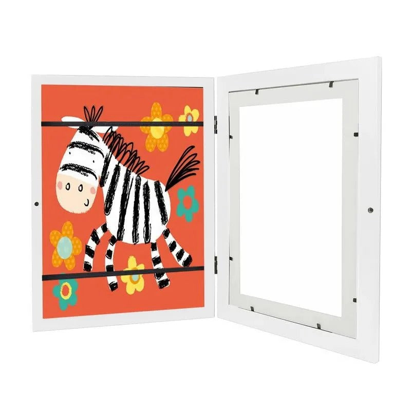 Innovative Rotating Frame for Showcasing Kids' Art - Holds 150 Pieces