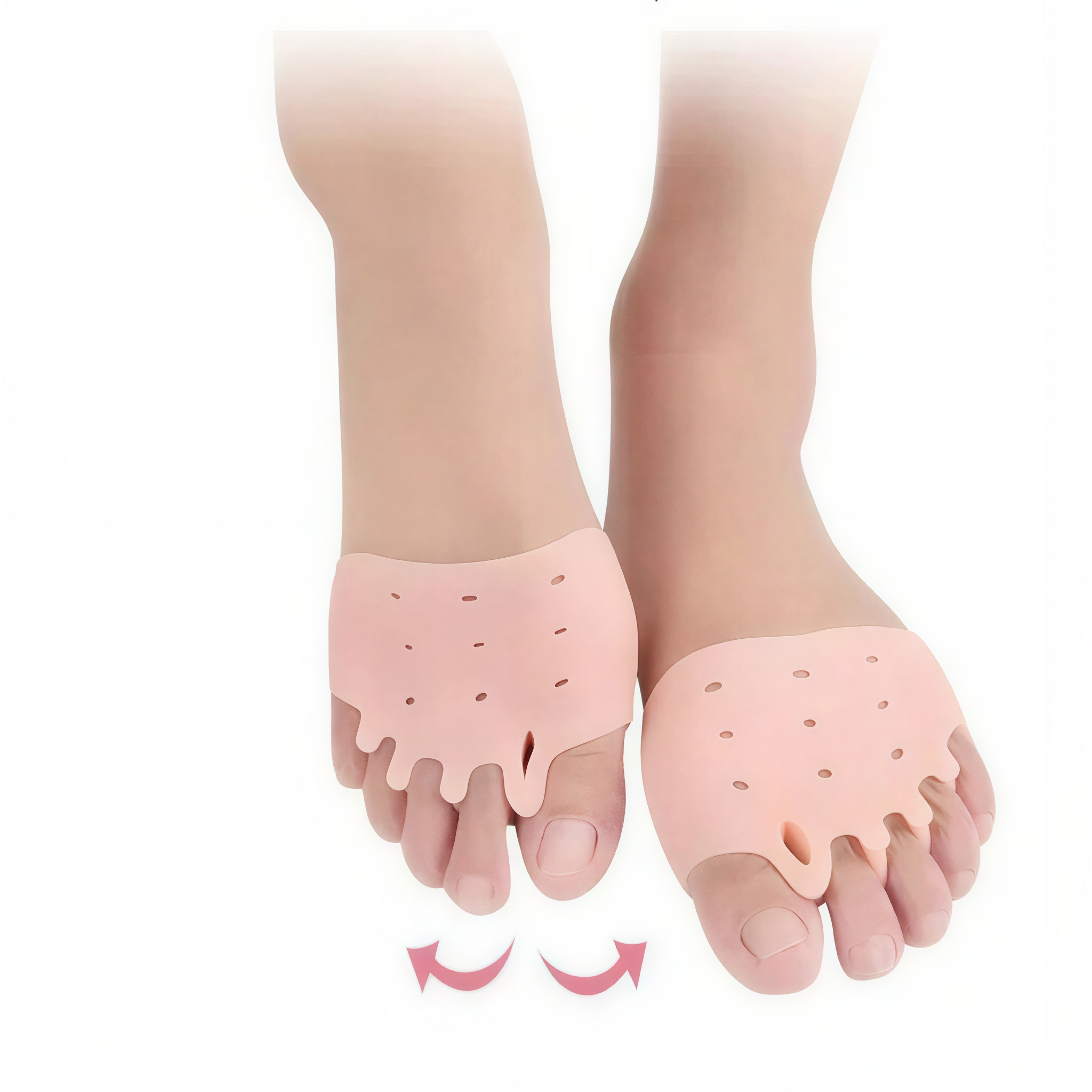 Comfort Gel Foot Sleeves with Individual Toe Support