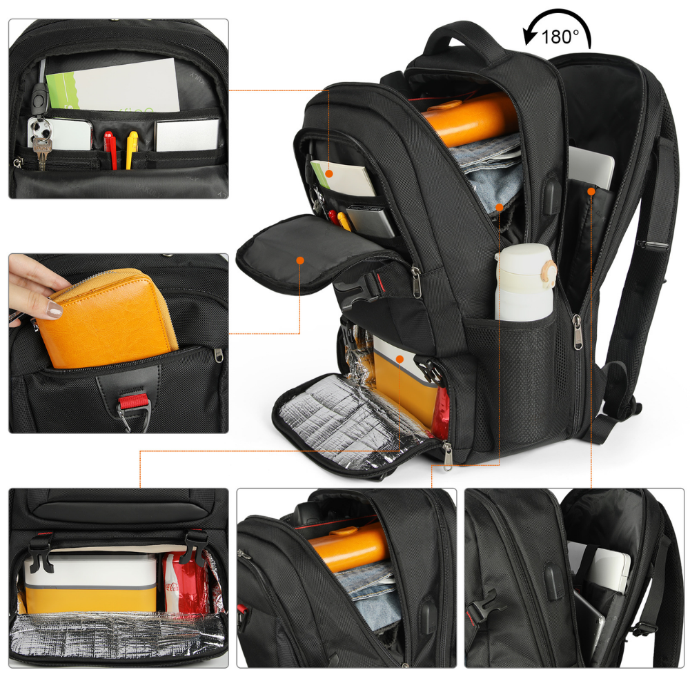 Ultimate Travel Backpack with Insulated Laptop Compartment