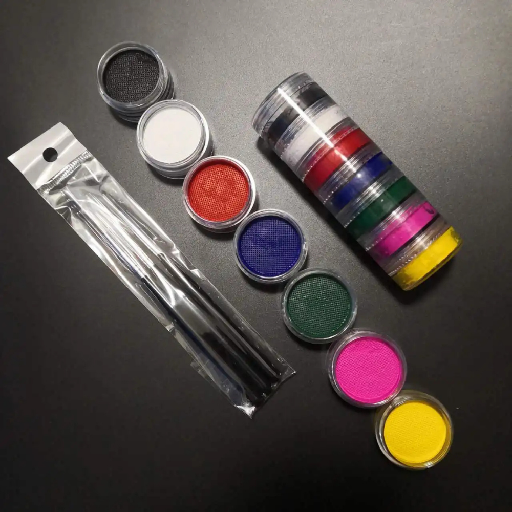 Rainbow Fusion Body Paint Kit for Imaginative Artistry