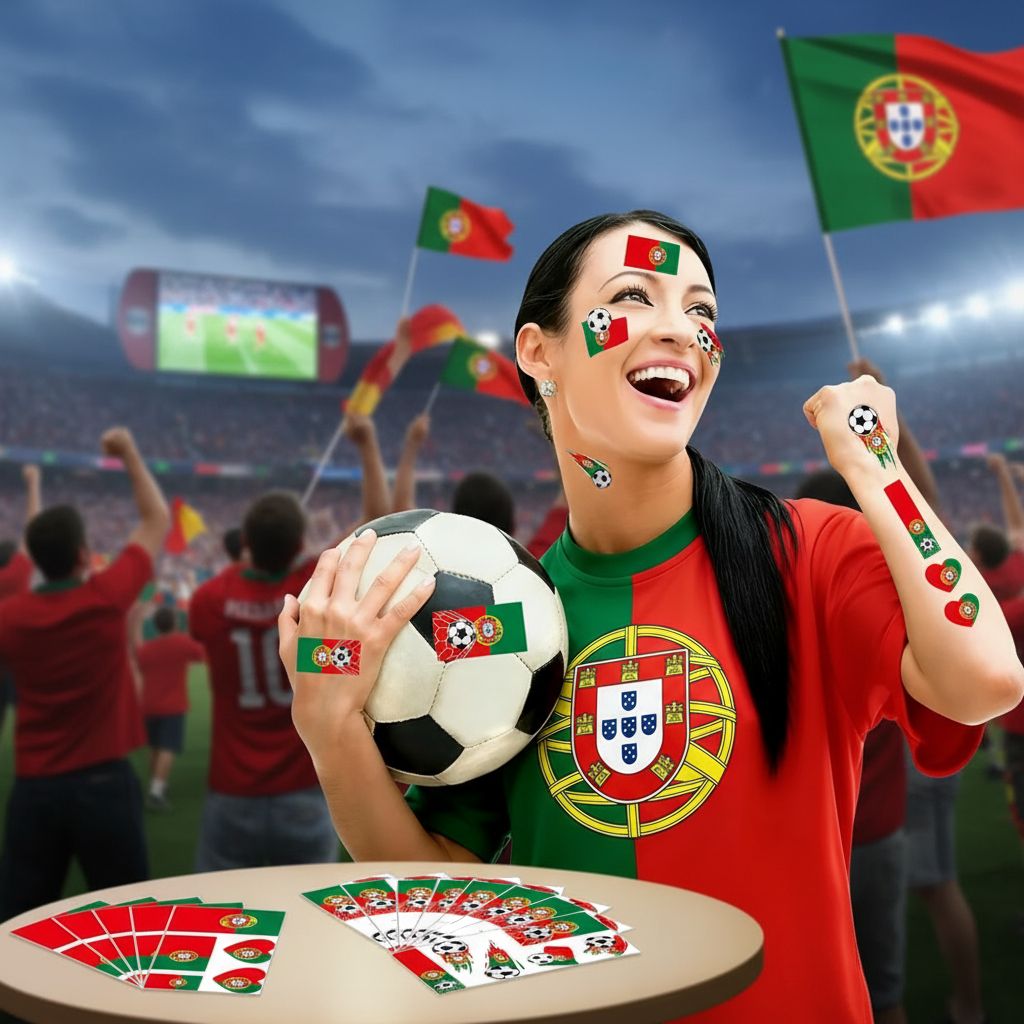 Express Your Passion with Waterproof Face Art Stickers