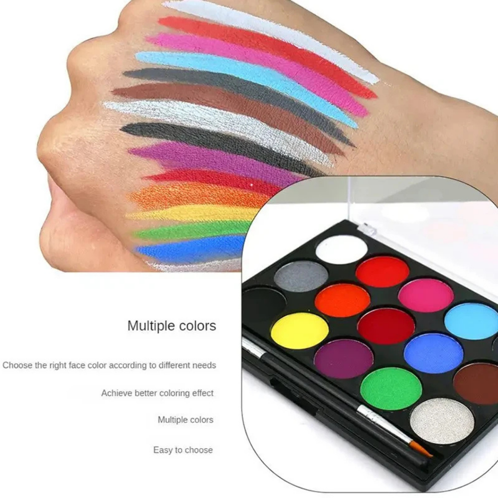 Creative Body Art Paint Set for Kids' Events and Celebrations