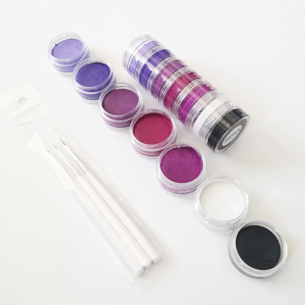 Rainbow Fusion Body Paint Kit for Imaginative Artistry