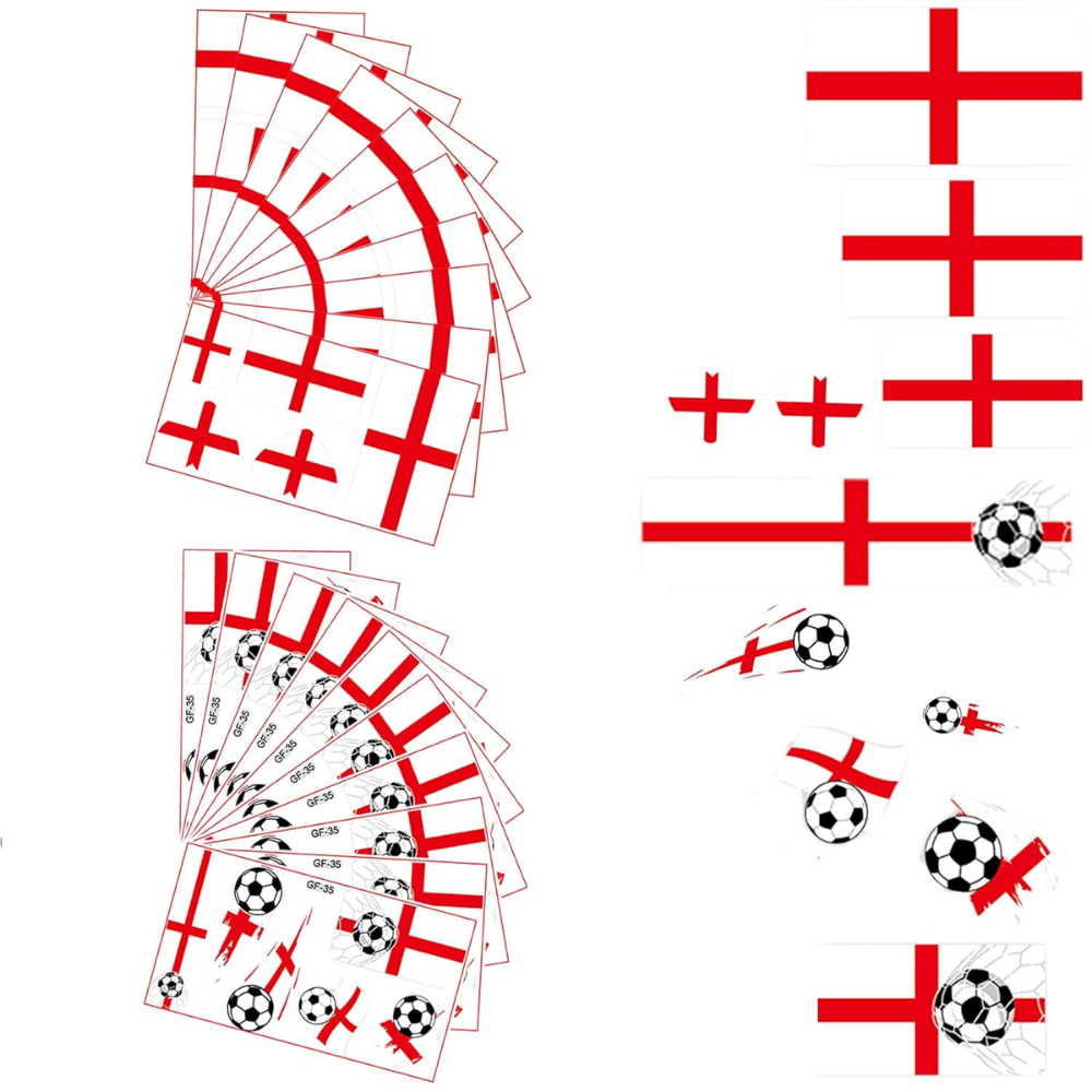 Express Your Passion with Waterproof Face Art Stickers
