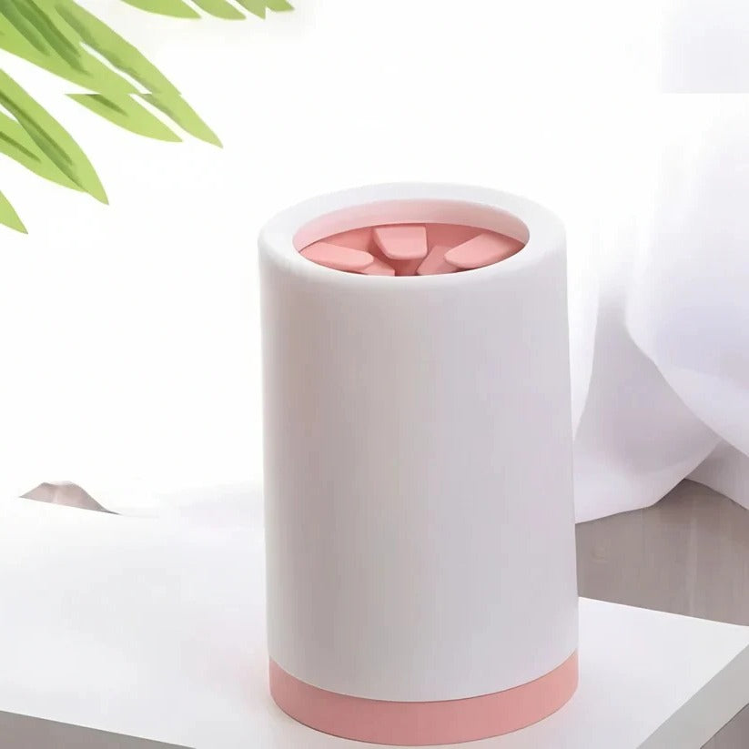 Pet Paw Cleaner Cup with Gentle Silicone Bristles for Easy Cleanup