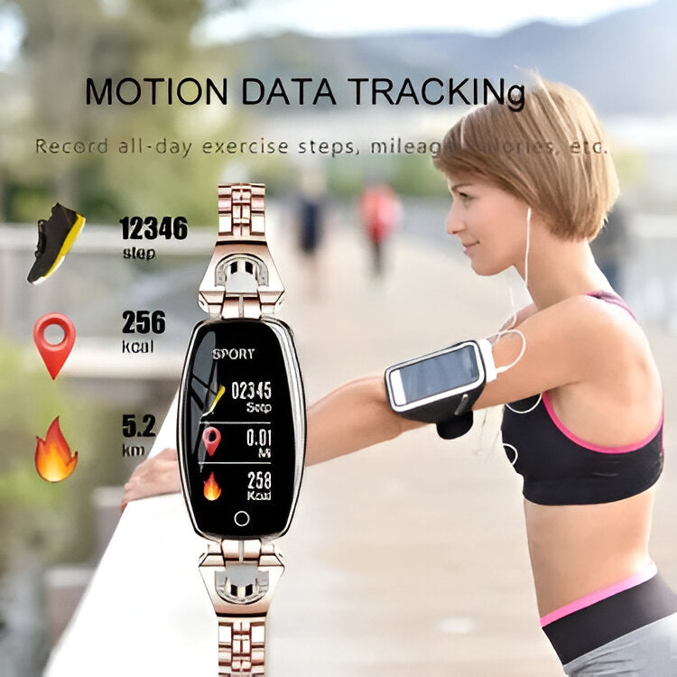 Chic Wellness Tracker with Heart Rate Monitoring