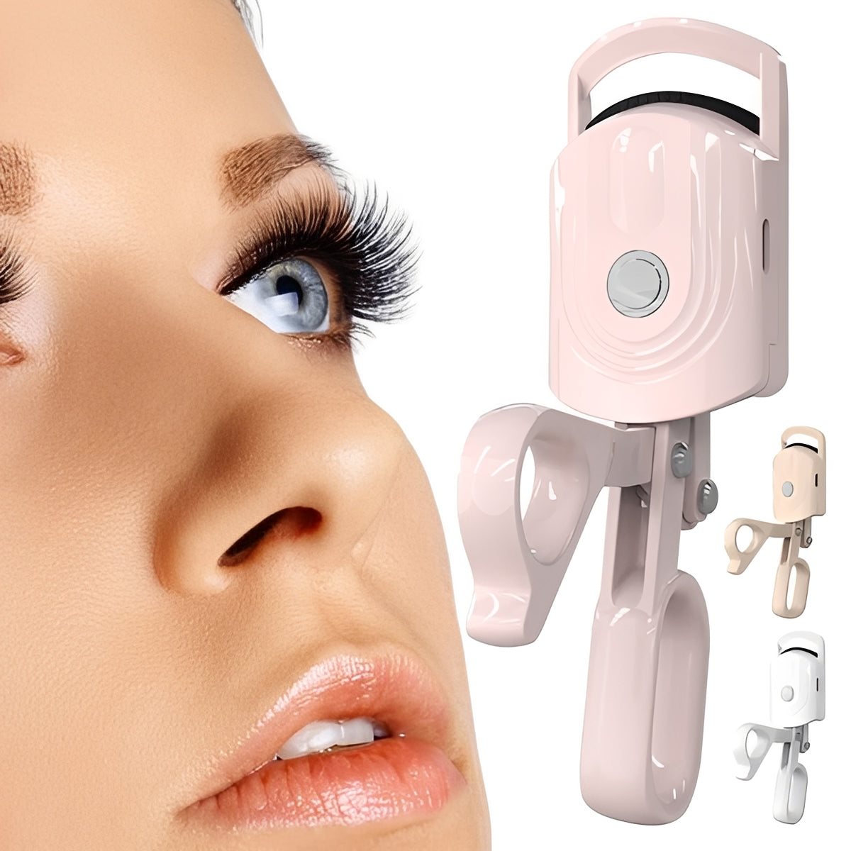 Instant Heating Rechargeable Eyelash Curler for Perfect Lashes