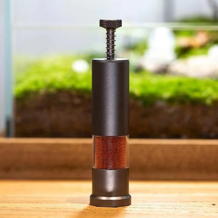 Precision Fish Feeder with Space-Saving Design