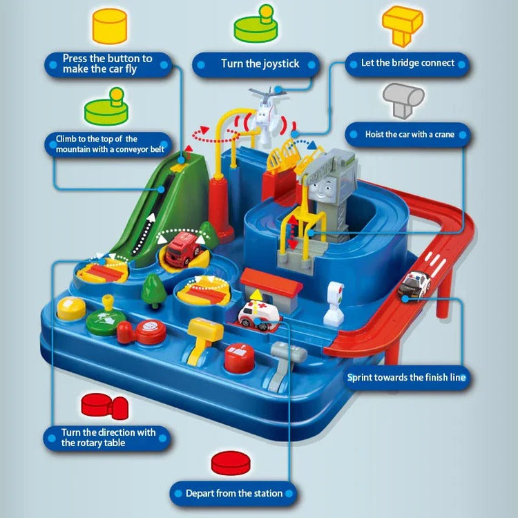 Vehicle Racing Track Game for Kids