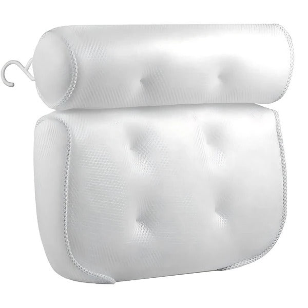 Back Pillow and Headrest Cushion for Relaxing Bath