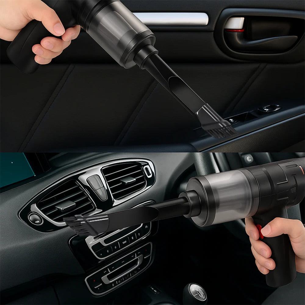 Lightweight Handheld Vacuum for Cars – 95000Pa Cordless Suction Power
