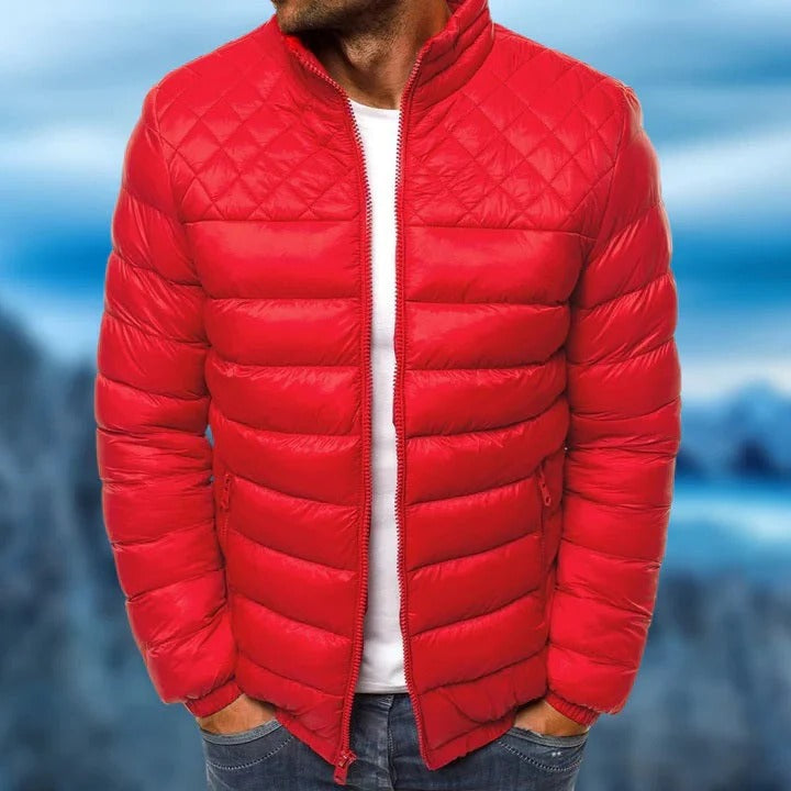 Men's Weather-Resistant Quilted Jacket for All Conditions