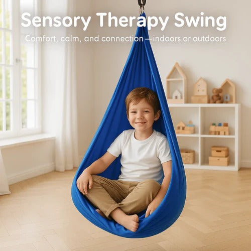 Indoor and Outdoor Hammock Swing for Sensory Therapy in Autism