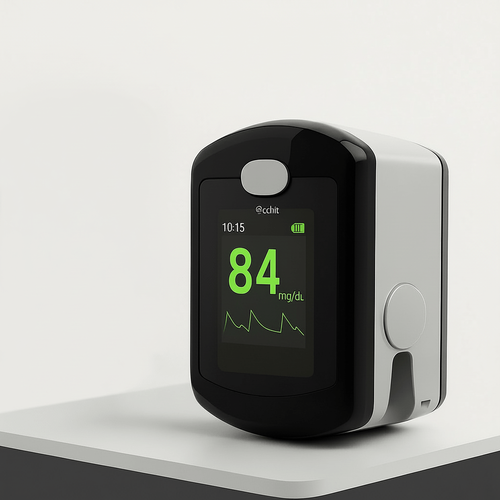 Compact Finger Health Monitor for Quick Oxygen and Pulse Readings