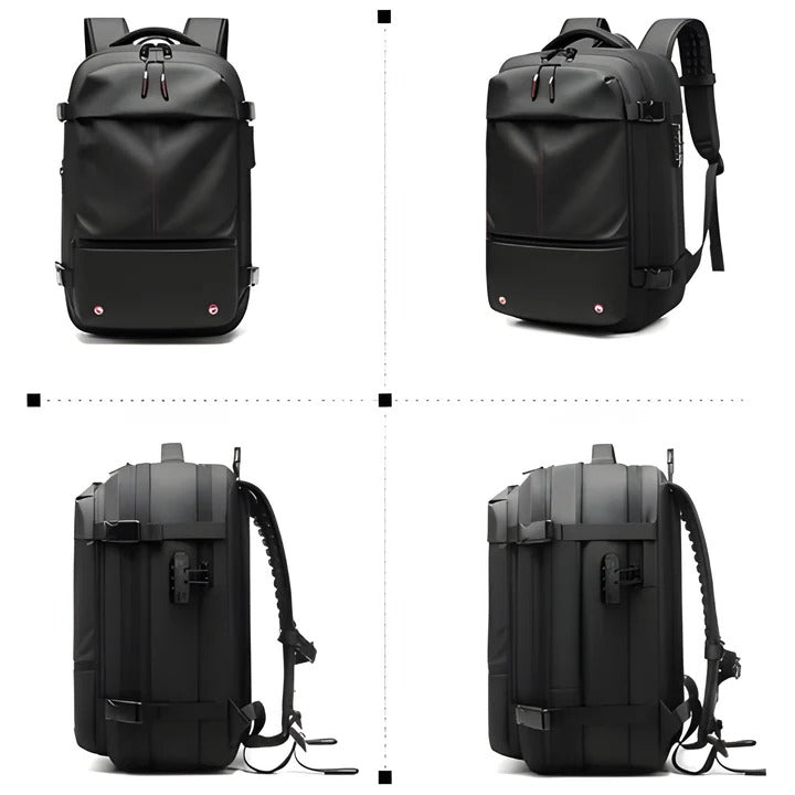 Smart Compression Backpack for Streamlined Travel