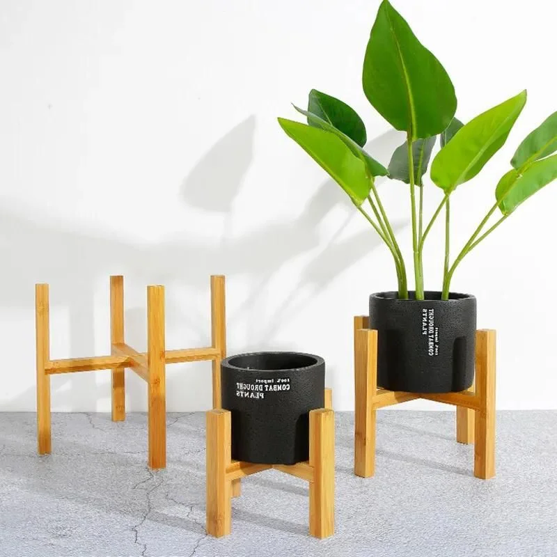 Plant Pot Trays Made of Wood