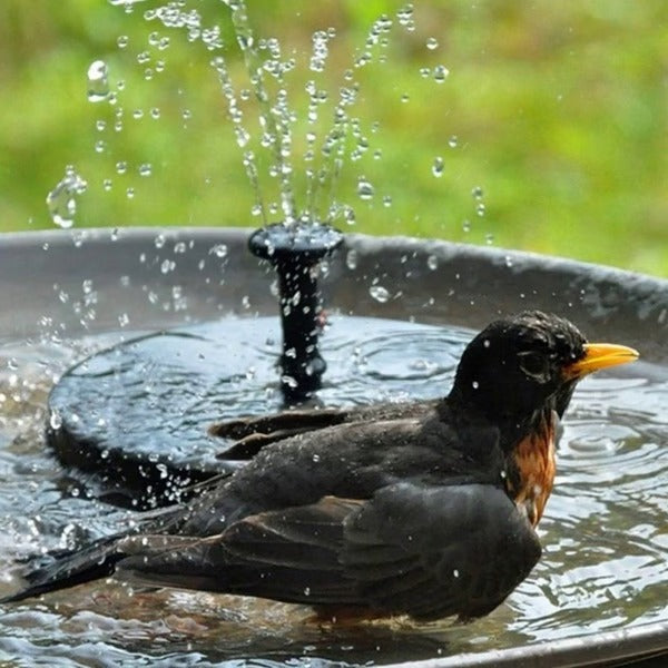 Eco-Friendly Outdoor Fountain - Solar-Powered Water Feature for Gardens
