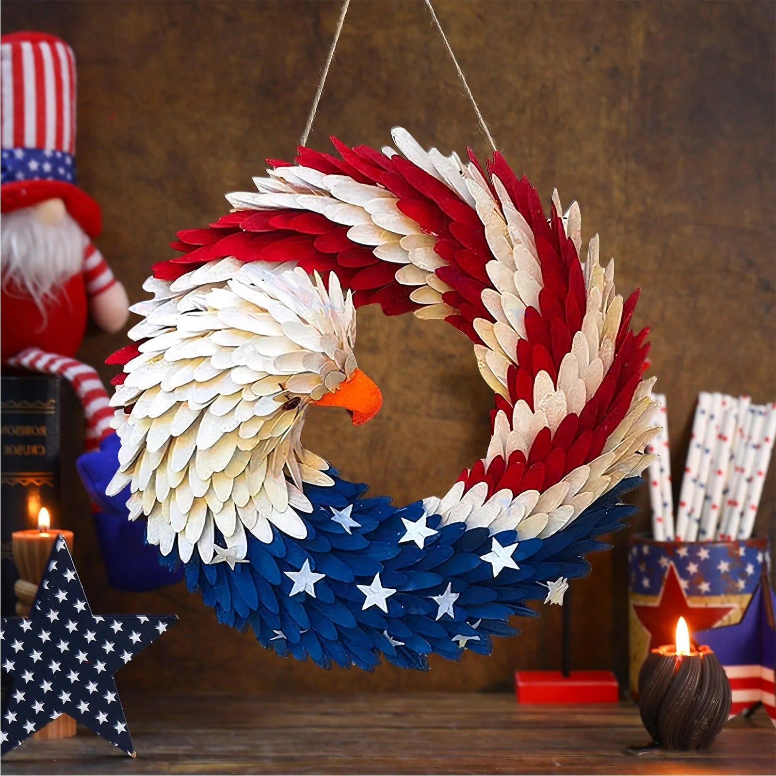 Easter and Independence Day Wreath Decorations