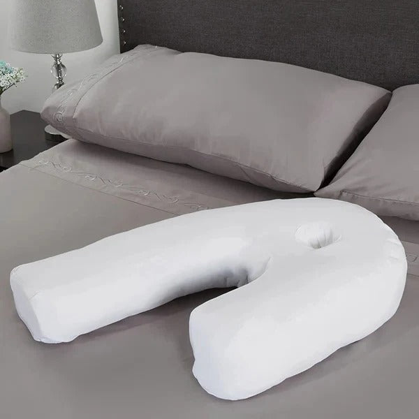 Comfort Side Sleeper Pillow with Unique Ear Relief Design