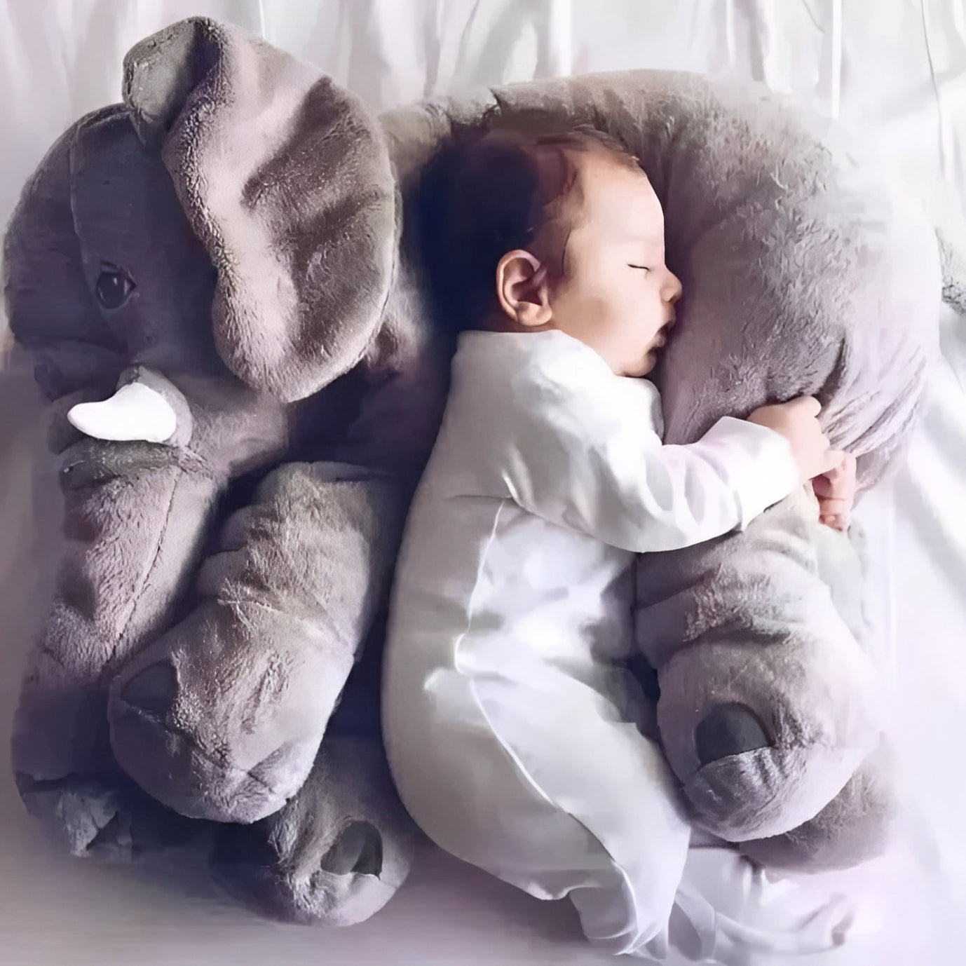 Cuddly Elephant Comfort Pillow for Relaxation and Play