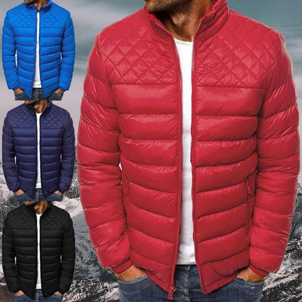 Men's Weather-Resistant Quilted Jacket for All Conditions