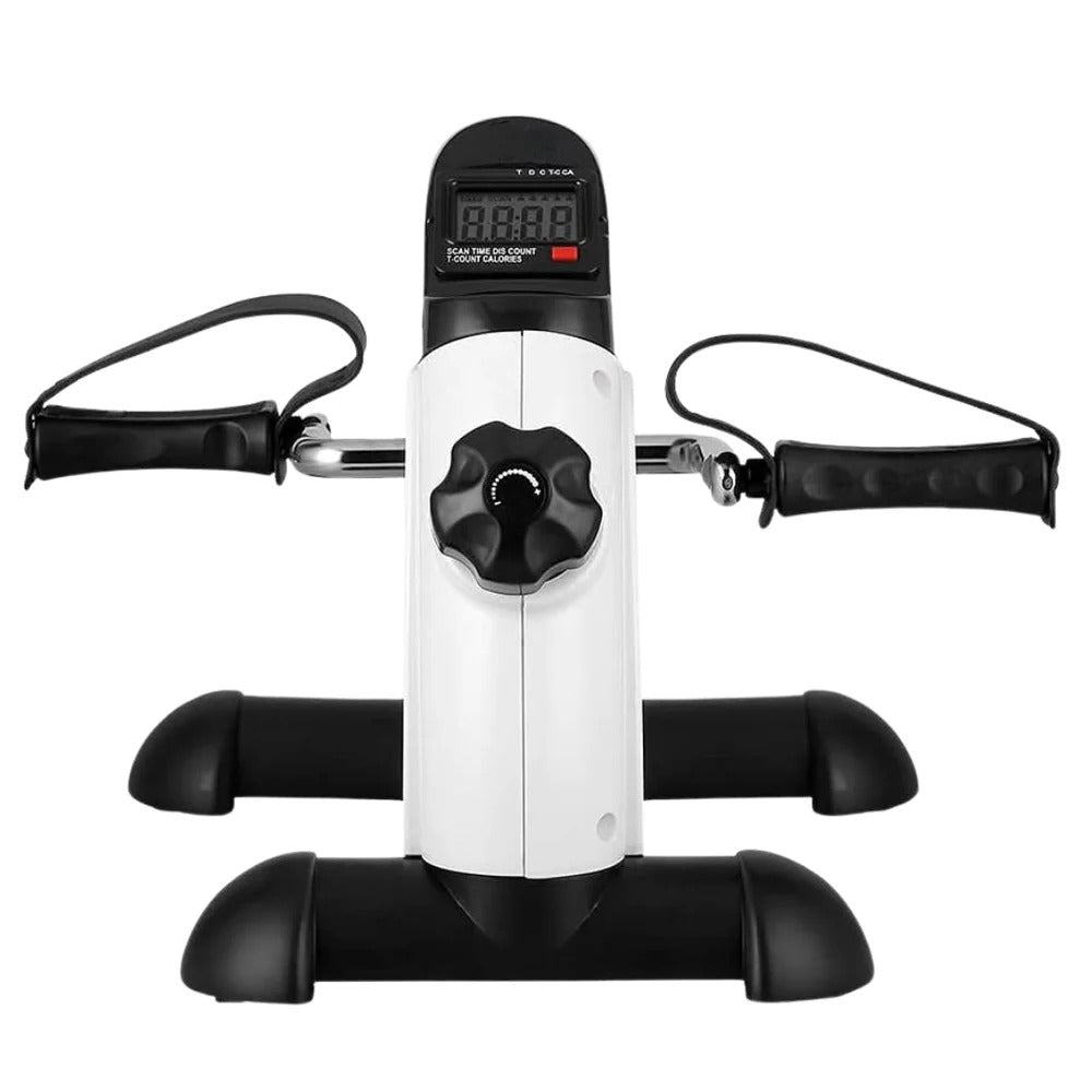 Compact Under-Desk Pedal Exerciser with Adjustable Tension and Digital Display