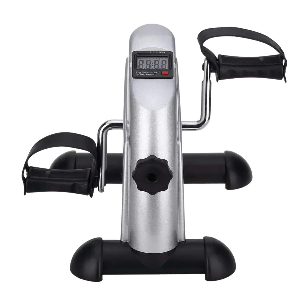 Compact Under-Desk Pedal Exerciser with Adjustable Tension and Digital Display