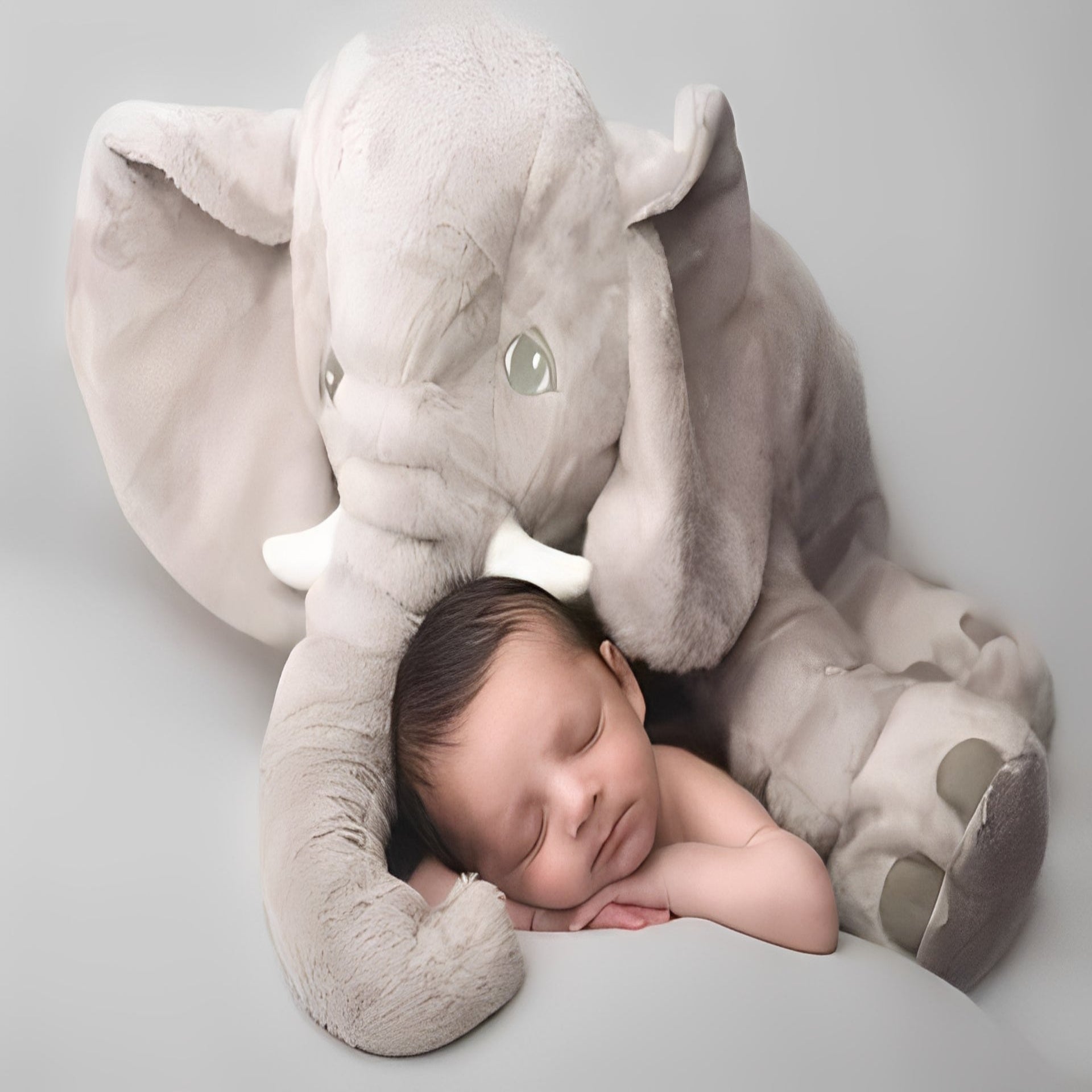 Cuddly Elephant Comfort Pillow for Relaxation and Play