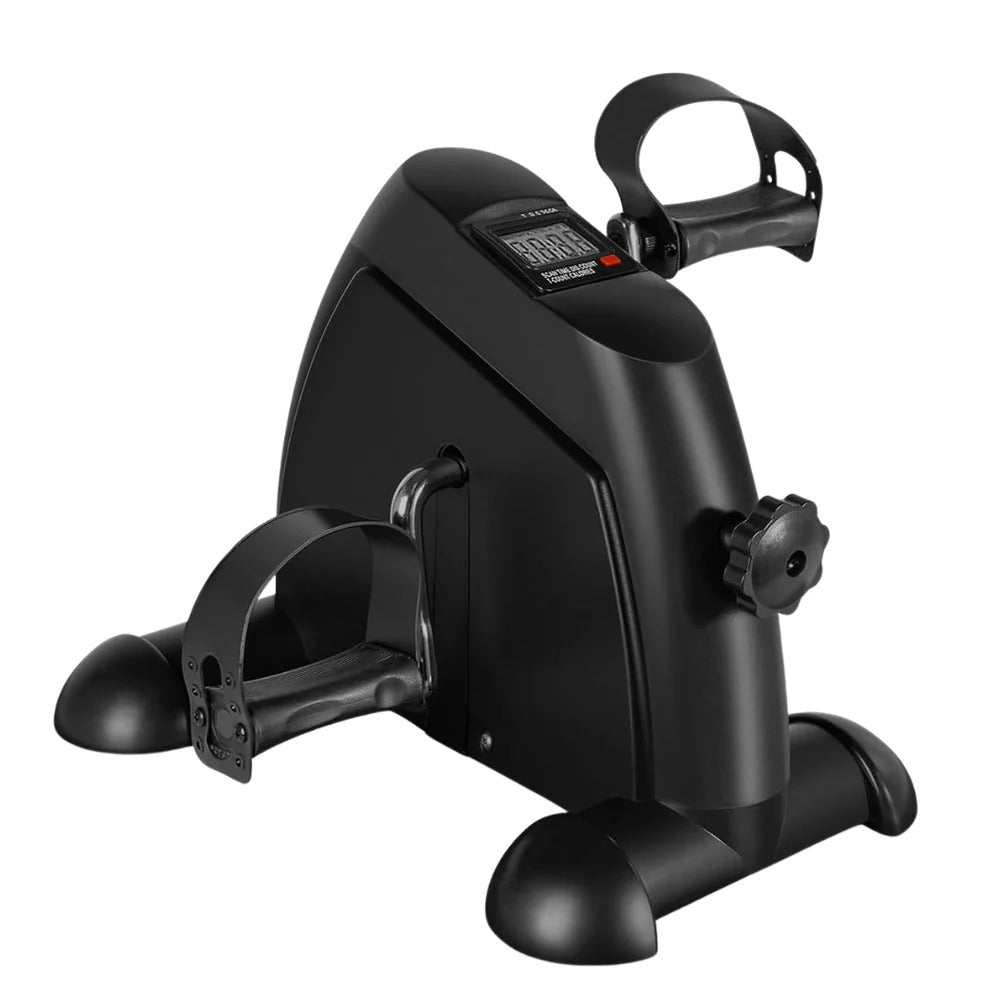 Compact Under-Desk Pedal Exerciser with Adjustable Tension and Digital Display