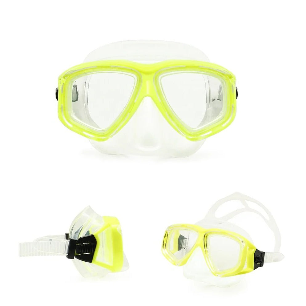 Premium Dive Mask with Anti-Fog Coating and Silicone Fit