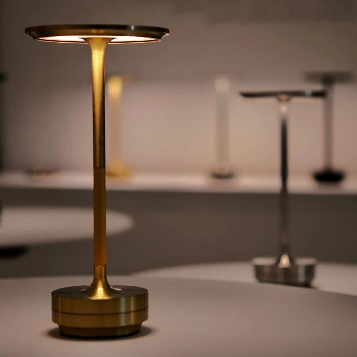 Rechargeable Touch-Control Table Lamp with Adjustable Brightness