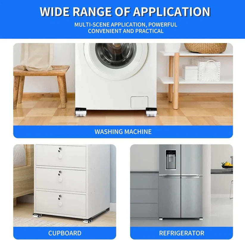 Heavy-Duty Rolling Base for Household Appliances
