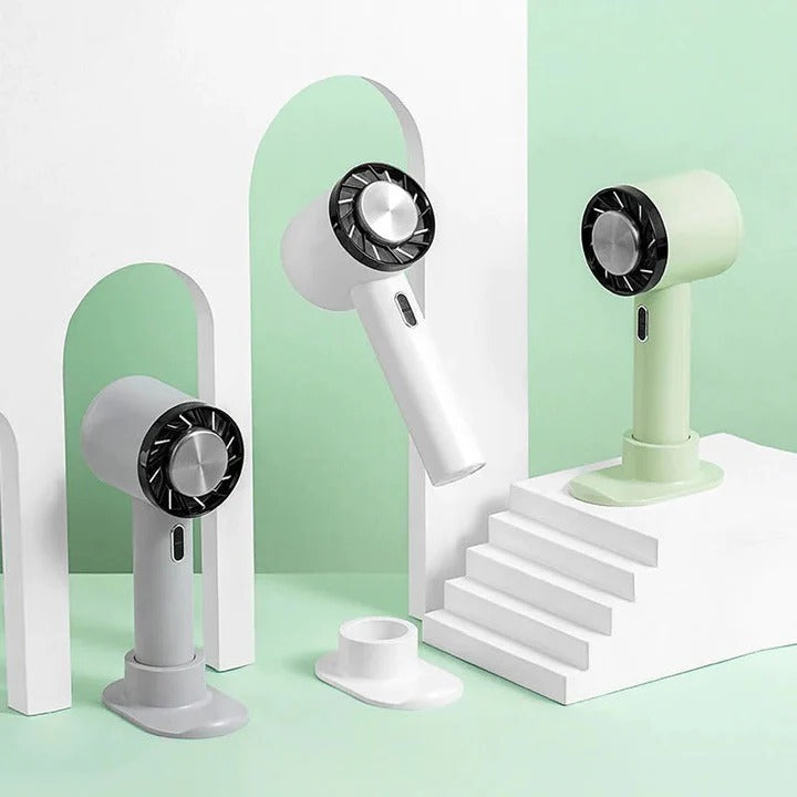 Compact Rechargeable Personal Fan for On-the-Go Comfort