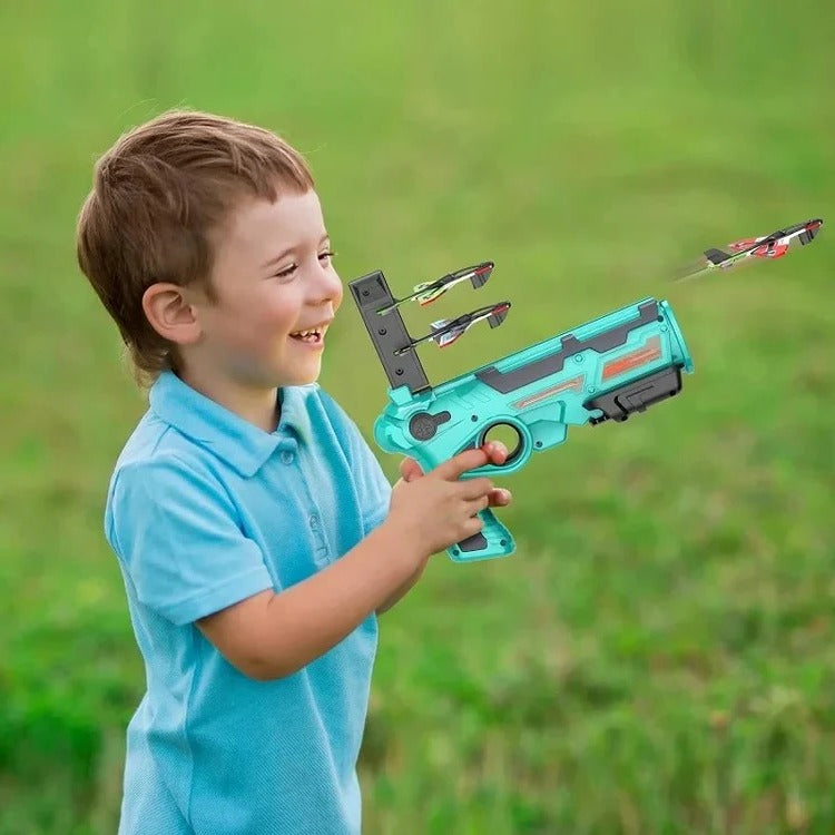 Toy Aircraft Launcher for Sky Glider Play