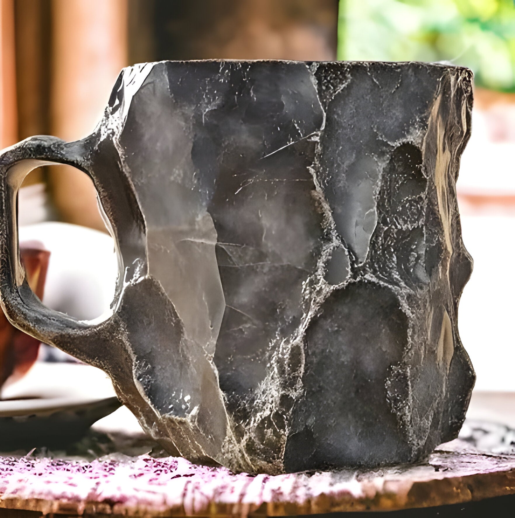 Coffee Mugs Made from Mineral Crystals