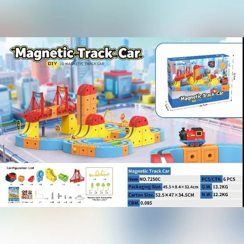 Magnetic Adventure Track Set: Engaging STEM Play for Kids
